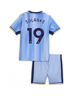Tottenham Hotspur Dominic Solanke #19 Replika Borta Kläder Barn 2024-25 Kortärmad (+ byxor)